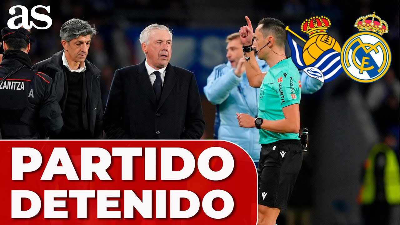 El REAL SOCIEDAD vs REAL MADRID se paró por CÁNTICOS de "ASENCIO MUÉ ...