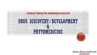 Drug Discovery, Drug development Process &amp; Phytomedicine simply explained | PHS 810