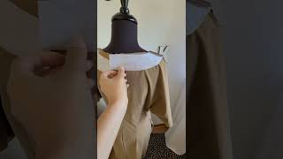 Finishing a back burner sewing project #sewing #youtubeshorts #diy #dresses #fashion #sew