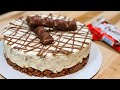 GÂTEAU SANS CUISSON AU KINDER BUENO🍰 Prêt en 15 min⏱ Deli Cuisine