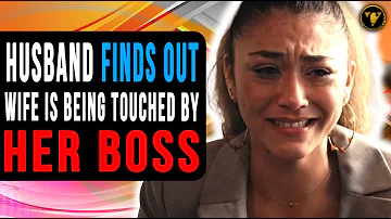 Husband Finds Out Wife Is Being Touched By Her Boss, Watch What He Does.