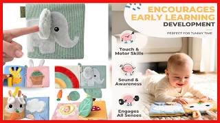 Soft Baby Book with Mirror: Engaging Sensory Play for 0-18 Months screenshot 1