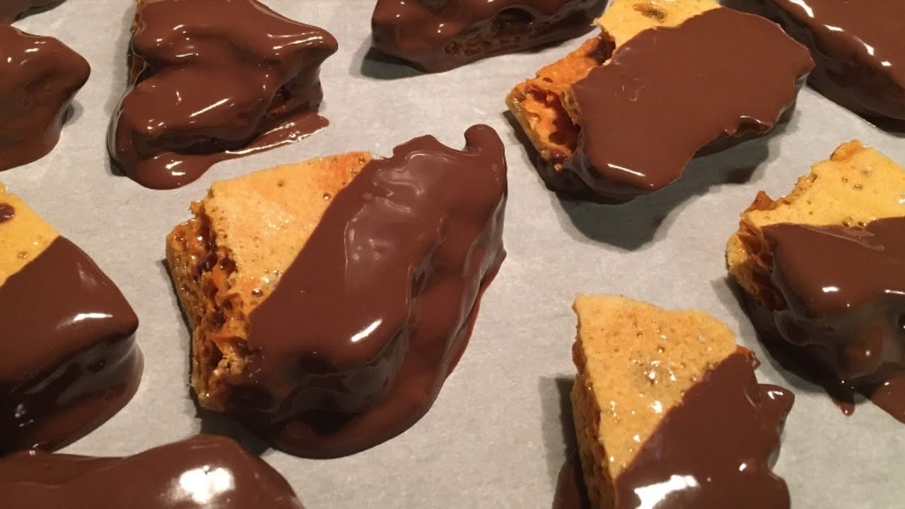 Chocolate Honeycomb Candy (Crunchie)