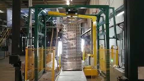 Fully automatic rotary arm stretch wrapper