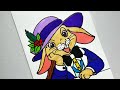 Mr. Rabbit 🐰 easy colouring #video #viral #trending #viralvideo #painting #art #drawing 