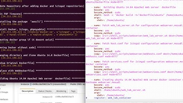 Ansible Automation of EC2 Instance, Docker CE, Icinga2, Icingaweb2