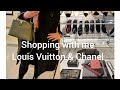 Come Shopping With Me in Chanel and Louis Vuitton. Luxury Shopping, Wishlist items! ❤🥂⭐