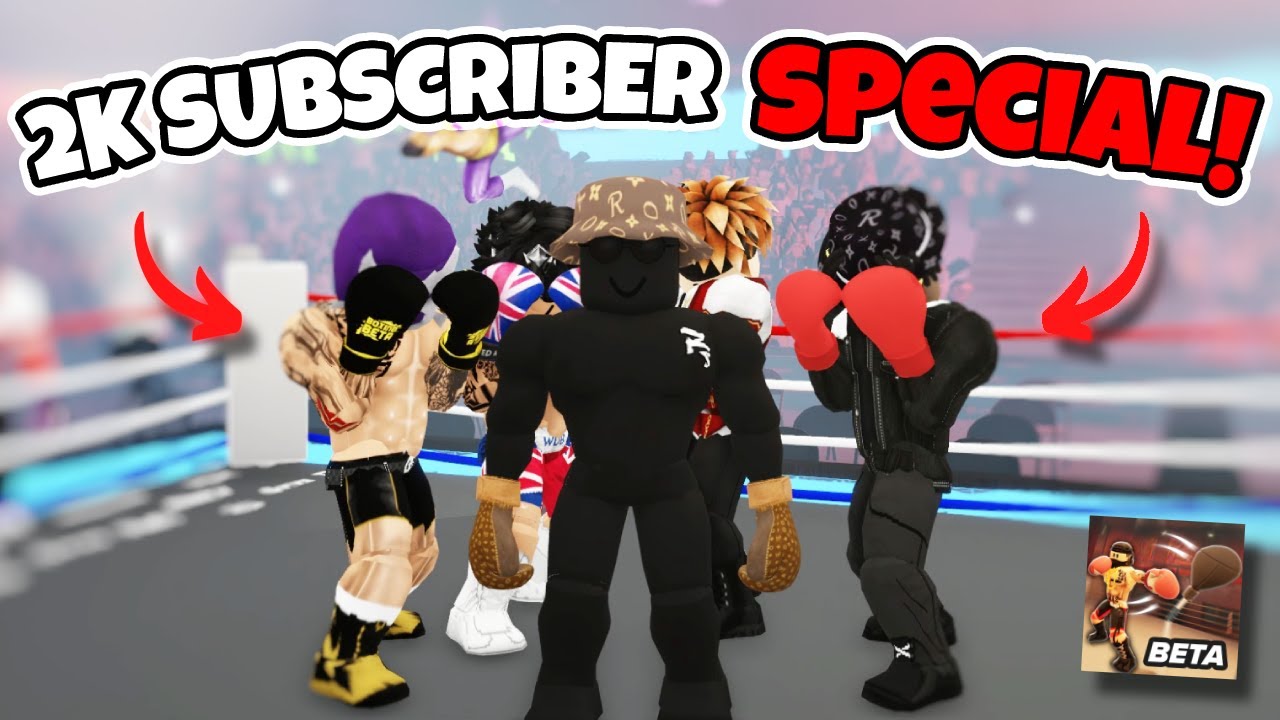 SUBSCRIBERS SPAR ME IN BOXING BETA *2K SUBSCRIBER SPECIAL* (ROBLOX ...