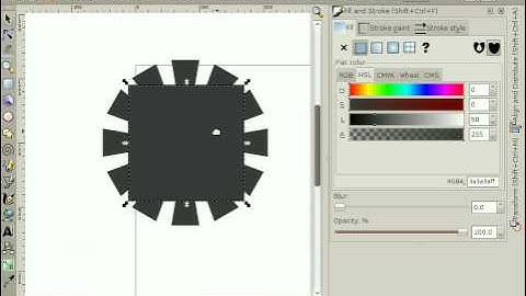 Inscape mini tutorial - sunburst effect