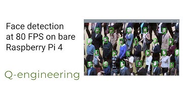 Fast face detection at 80 FPS on bare Raspberry Pi 4