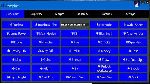 DANSPLOIT V3(LEVEL 6)(QUICK ADMIN COMMANDS)(LIM LUA AND LUA C)(WORKING ROBLOX EXPLOIT)(24 JUNE 2018)