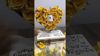 Ideas regalo para ellas #flowers #gift #shorts #detalles #regaloscreativos #boxflowers #presents