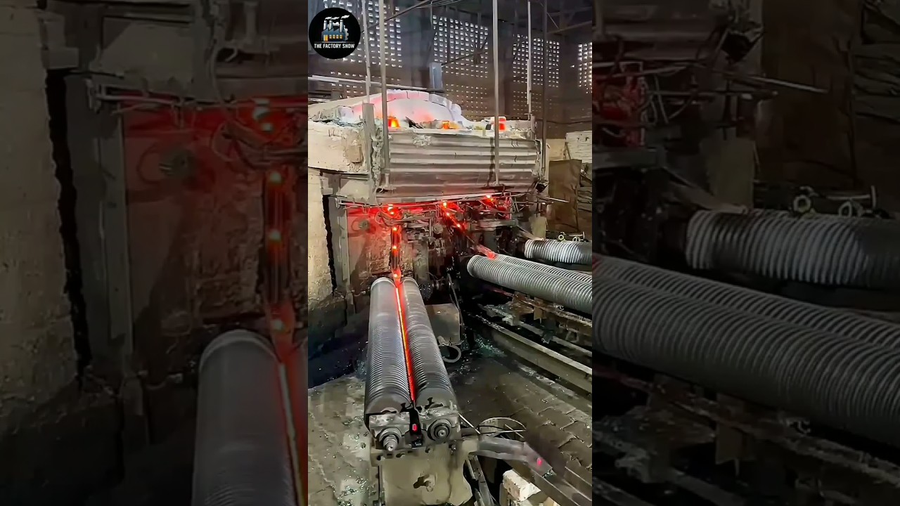 Bachpan ki yaadein: Factory mein kanche aise bante hain😱🔵 