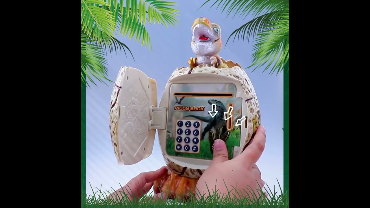 Dinosaur Egg Piggy Bank 