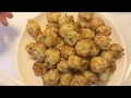 公寓里的美食-炸白萝卜丝丸子  炸黄洋葱丸子 Delicious food in apartment-Fried daikon ball&yellow onion ball