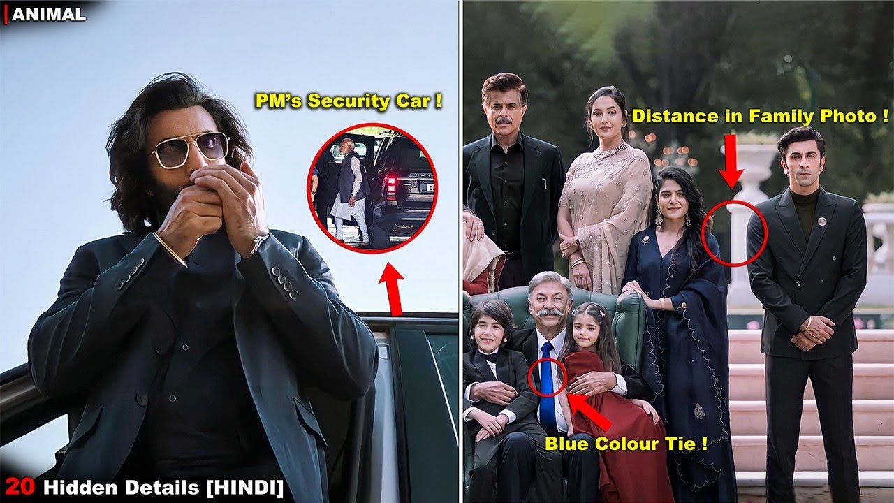 20 Amazing HIDDEN DETAILS you Missed in ANIMAL | 