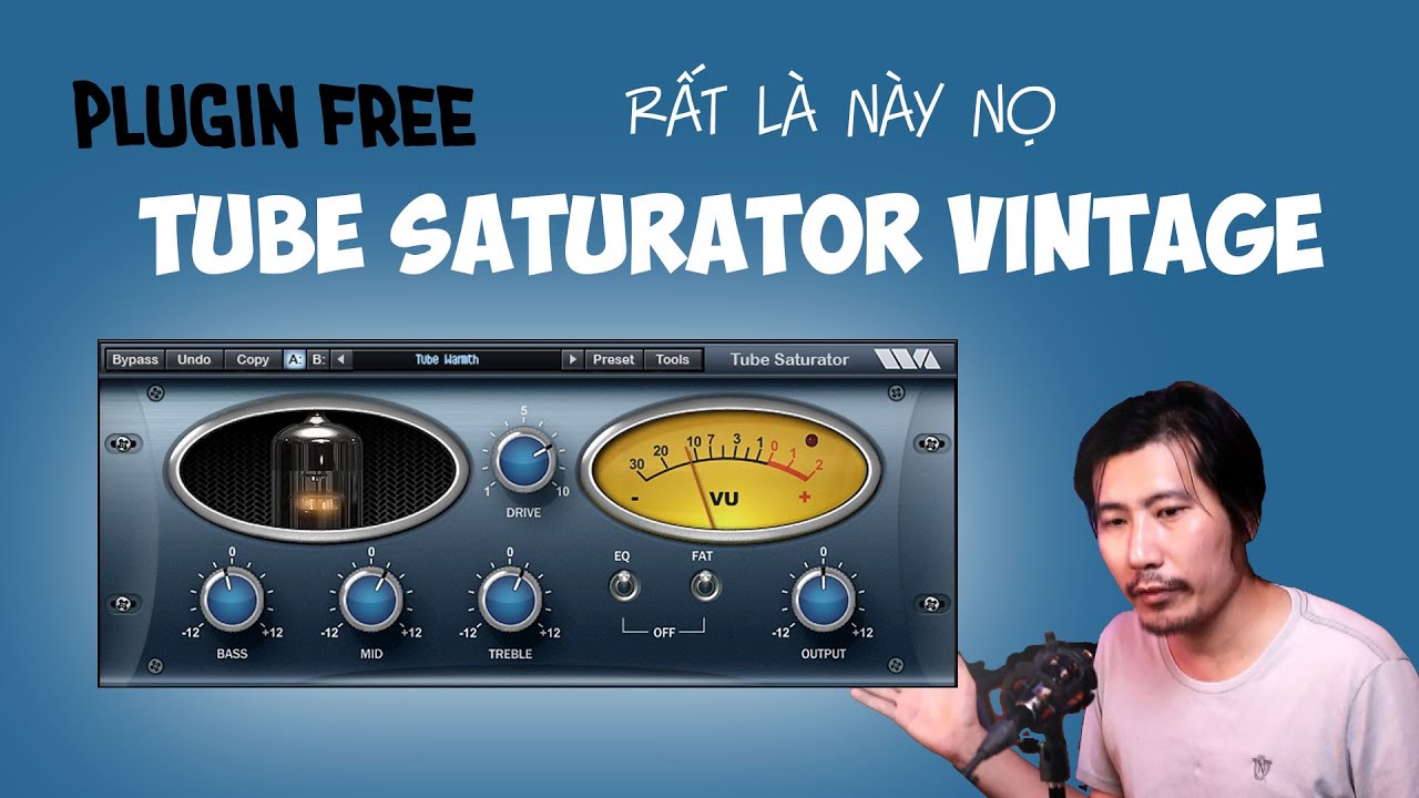 Plugin Free Wave Arts Tube Saturator Vintage Bão hòa Cổ điển tương tự
