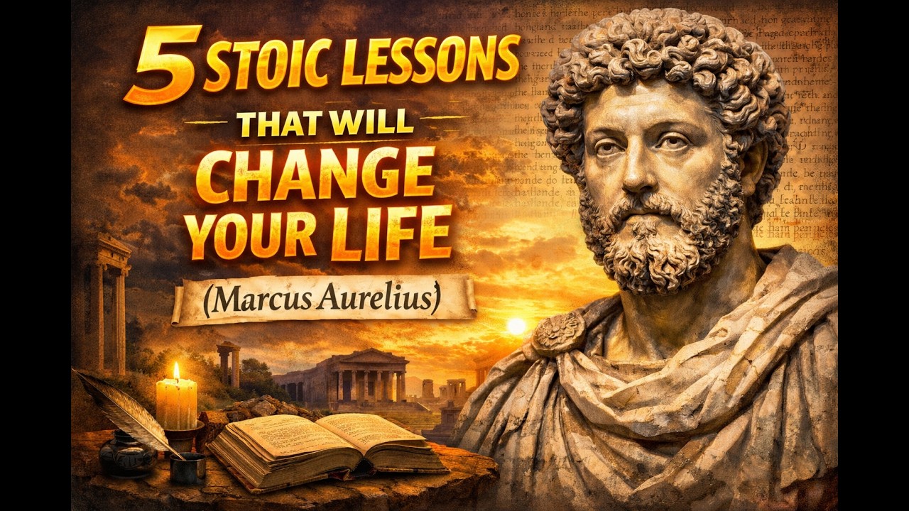 5 Stoic Lessons That Will Change Your Life (Marcus Aurelius) - YouTube