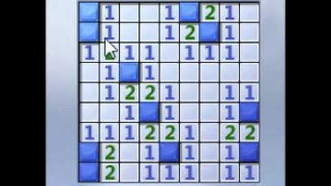 Playing minesweeper beginner without flags
