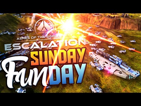 Ashes of the Singularity Escalation - 4v4 Multiplayer Battle - SUNDAY FUNDAY!