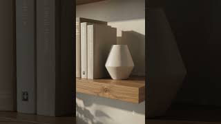 Floating shelves with home decor