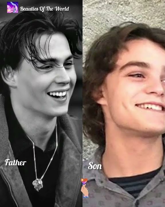 Johnny Depp and His Son Jack Depp 'like father like son'#love❤