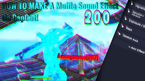 [ Tutorial ] How To Make This *Muffle*  Sound Effect On CapCut! Feat. *BEST* Tutorial 🥶