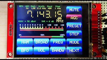 Firmware update from v3.1 to 3.3 of Si4735 receiver with ILI9431 touch display controlled by ESP32