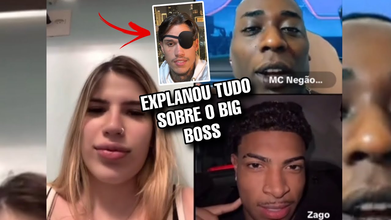 MC NEGAO ORIGINAL e ZAGO entra em LIVE com EX do BIG BOSS e explan4r