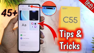 REALME C55 Tips & Tricks 45+ Special Features | Dynamic Iceland iPHONE Features 🔥🔥