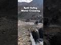 Water crossing in spiti valley 😍 #travel #travelspiti #indianregion #mountains #spititour