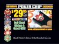 Monte carlo poker chips -fichas de poker