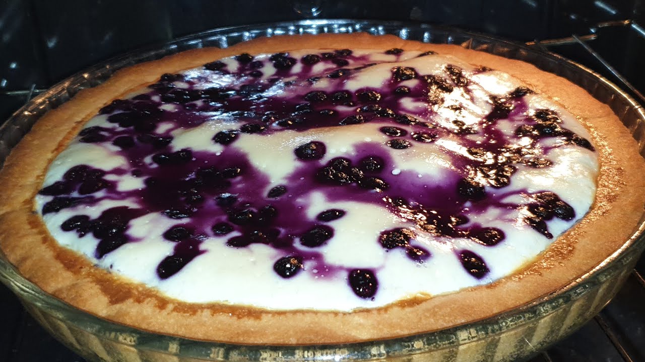 Helppo ja nopea mustikkapiirakka 🌹