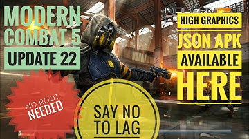 Modern Combat 5 | High graphics JSON QUALITY TEST | without ROOT | High graphics with 60 fps