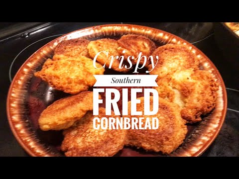 How to make Golden Crispy Southern Fried Cornbread Recipe