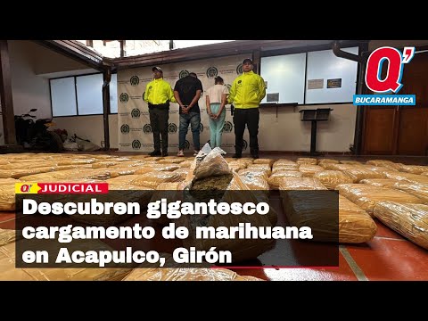 Descubren gigantesco cargamento de marihuana en Acapulco, Girón
