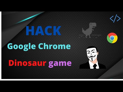 Hack google Chrome Dino Game with just *one* line of code | Play like a pro | Gain unlimited score |