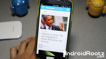 Mashable Review for Android! - Instantly Know About Viral Stories!