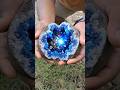 Wow, a beautiful blue crystal with extremely rare gold flakes inside worth $9999#agate #explore
