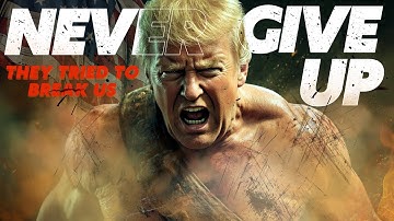 Never Give Up – Donald Trump (AI Music Video) | Anthem of Resilience & Patriotism