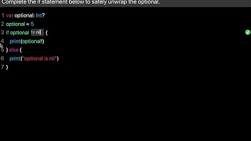 Learn Swift: Safely Unwrap Optional (Chapter 4 Lesson 4)