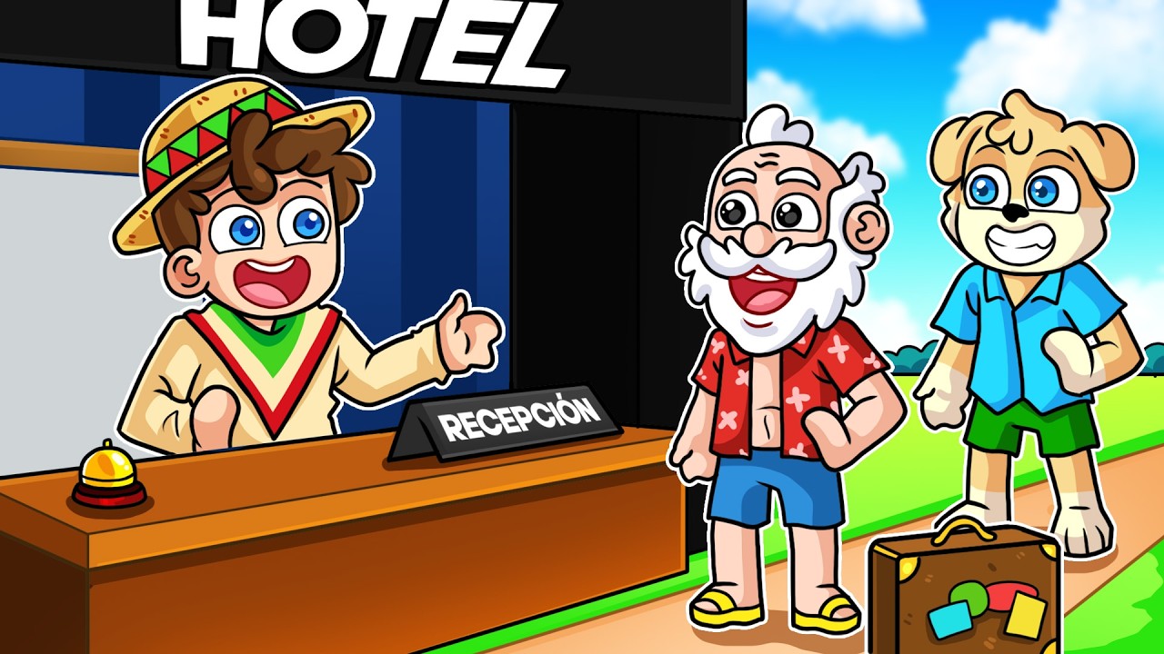 ¡Abrí el MEJOR HOTEL del MUNDO! 🛏️🛎️ SILVIOGAMER en Crazy Hotel Together 🏨