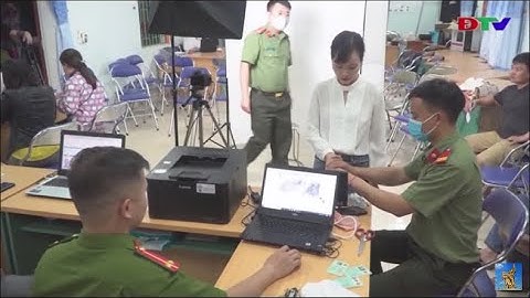 ĐIỆN BIÊN - CÔNG AN ĐIỆN BIÊN: TRẮNG ĐÊM LÀM CCCD CHO NHÂN DÂN