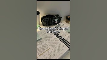 How to study 1 chapter in an hour ll #study #studytips #shorts