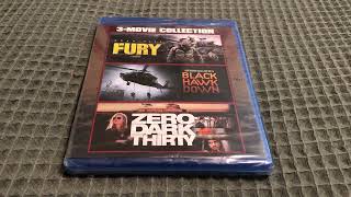Fury/Black Hawk Down/Zero Dark Thirty 3-Movie Collection Blu-ray Unboxing