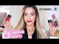 NEW ROUGE ALLURE INK FUSION + METALLIC CHANEL LIPSTICK REVIEW!