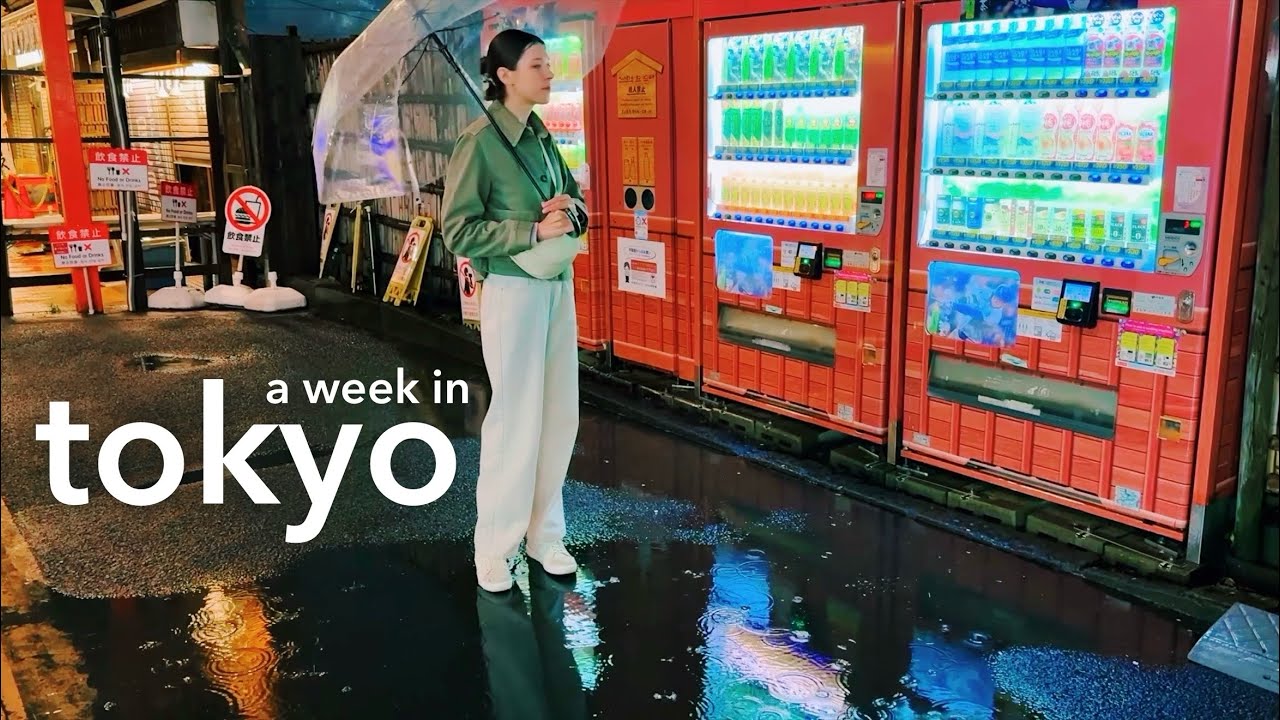 TOKYO VLOG 🇯🇵🌸 amazing local food, rainy vibes ☔️ taking my brother on his dream japan trip