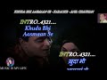Khuda Bhi Aasman Se Karaoke With Scrolling Lyrics Eng ह द 