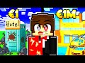 VACANZA da 1â‚¬ vs 1.000.000â‚¬ in MINECRAFT!