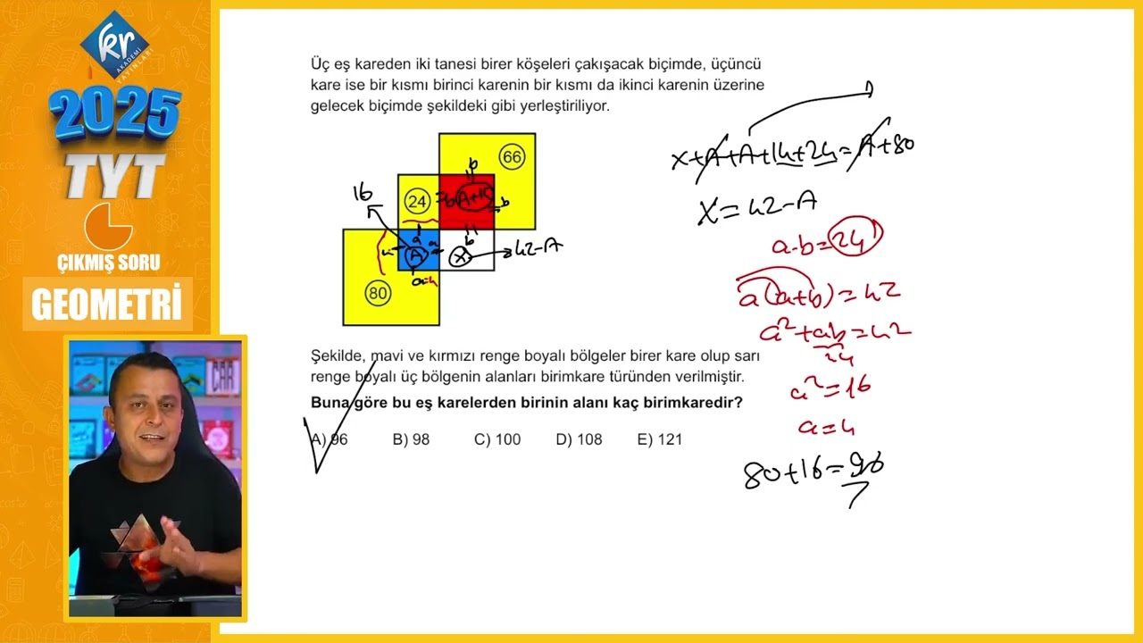 2.  Ünite Özel Dörtgenlerde Alan İkiz Sorular